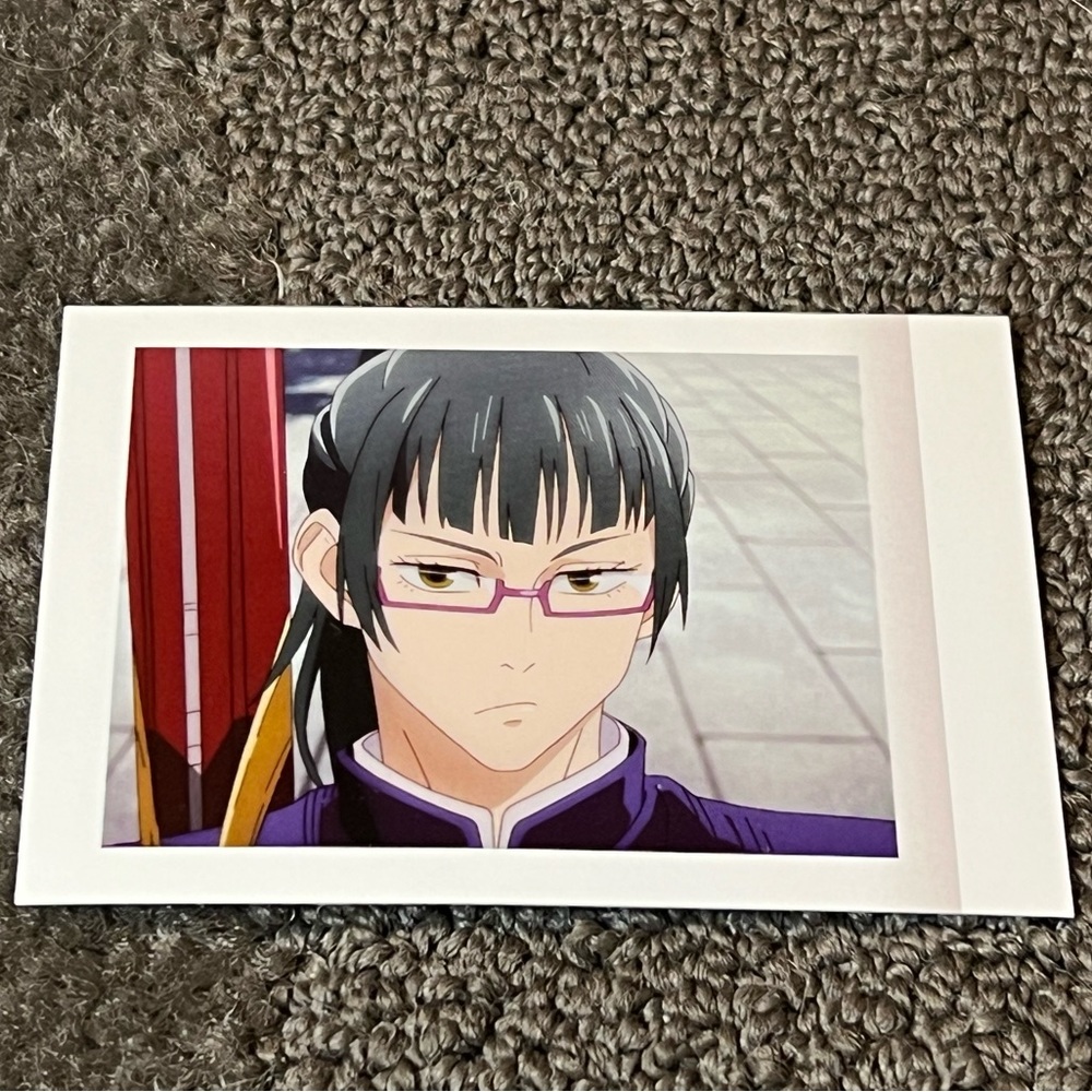 Maki Zenin Jujutsu Kaisen / JJK / Sorcery Fight Polaroid Trading Card Anime